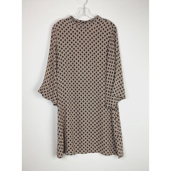 Richard Allen x H&M A-Line Mini Shift Dress Size 10 Geometric Chain Lagenlook - Picture 1 of 8